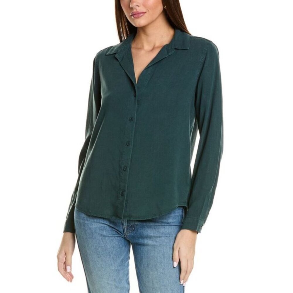 Bella Dahl Jade Night Classic Button Down Shirt